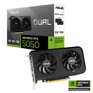 VGA Asus Dual GeForce RTX 5050 8GB GDDR6 OC Edition