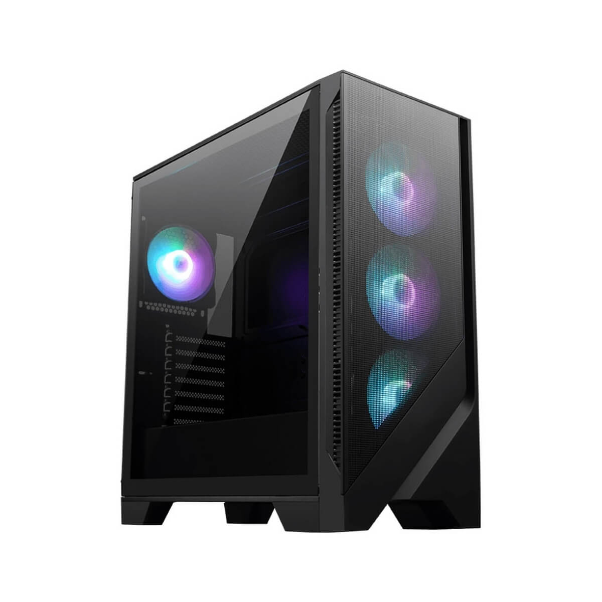 Case MSI MAG FORGE 320R Airflow Black MAG-FORGE-320R ( ATX – Kèm 4 Fan ARGB )