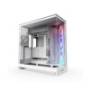 Case NZXT H9 Flow RGB White ( E-ATX, Kèm 4 Fan )