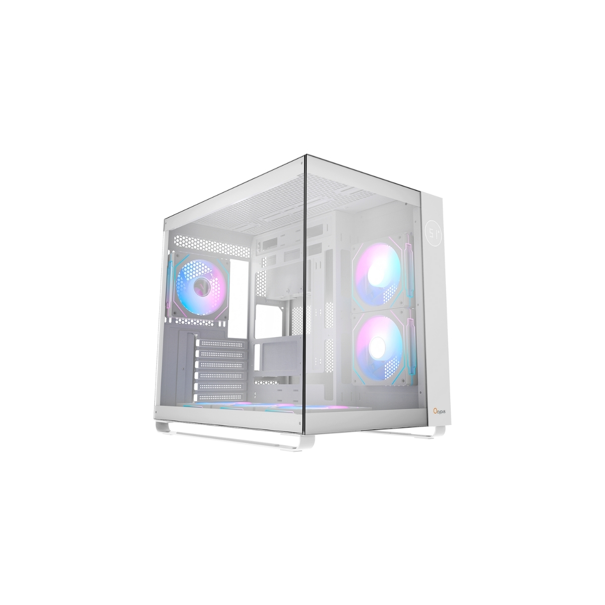 Case Ocypus Iota C70 ARGB White ( ATX – Kèm 6 Fan ARGB )