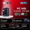 PC MSI i5-3050 ( i5-12400F | RTX 3050 6GB | RAM 16GB | SSD 500GB | 500W )