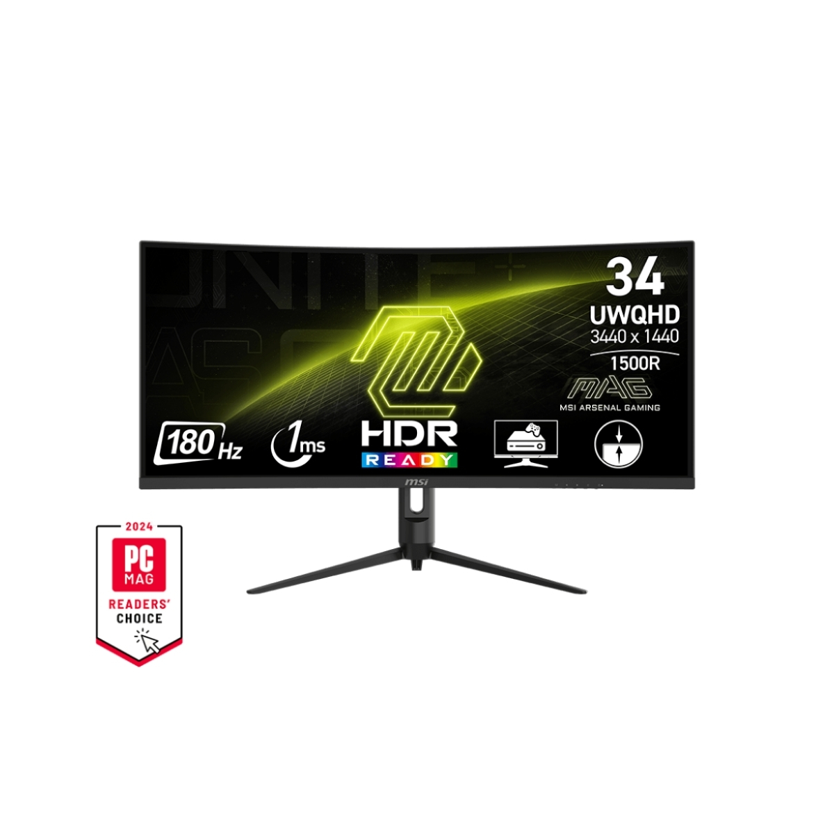 Màn hình cong PC 2K MSI MAG 342CQR E2 34 Inch VA 180Hz MAG-342CQR-E2