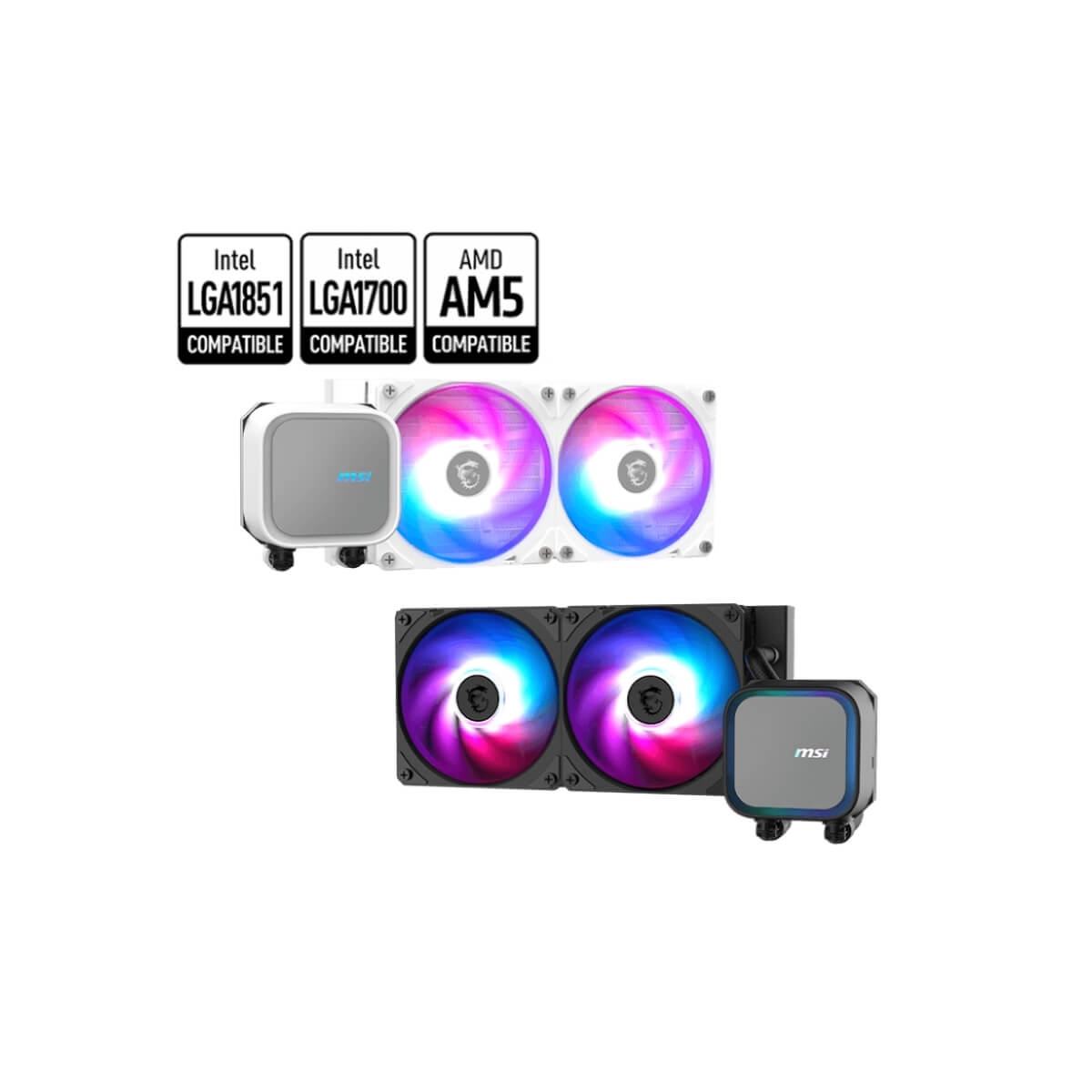 Tản nhiệt nước AIO MSI MAG CORELIQUID A13 240 ( Black / White )