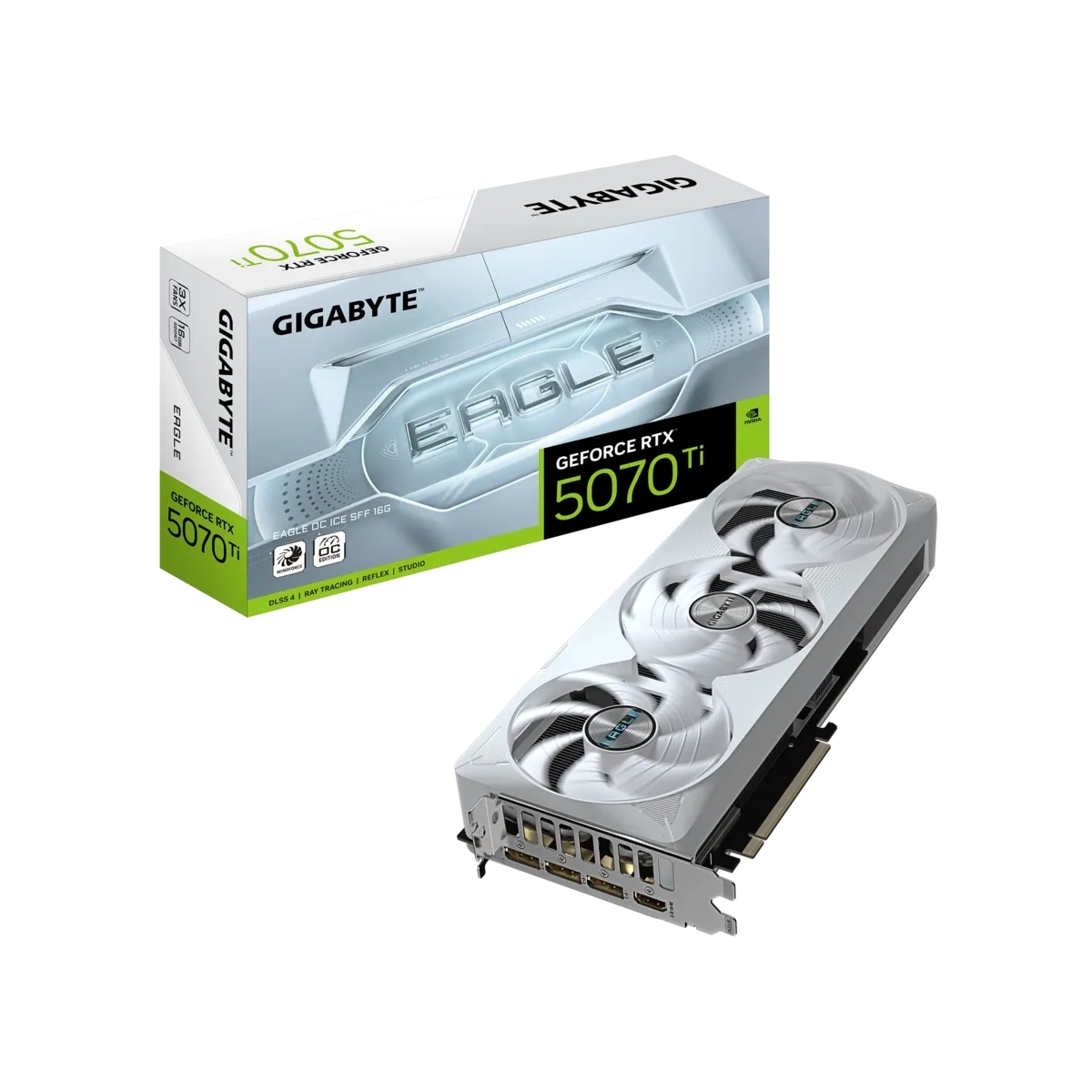 VGA Gigabyte GeForce RTX 5070 Ti EAGLE OC ICE SFF 16GB GDDR7 GV-N507TEAGLEOC-ICE-16GD