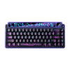 Bàn phím Cơ Gaming LEOBOG AMG65 Black Purple ( Tri-Mode / Hot Swap / Jadeite Switch / Màn Hình TFT 1.14 inch )