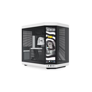 Case HYTE Y70 Touch Infinite Panda CS-HYTE-Y70TTI-WB ( E-ATX, Kèm Dây Riser PCIe 4.0, Màn Cảm Ứng )