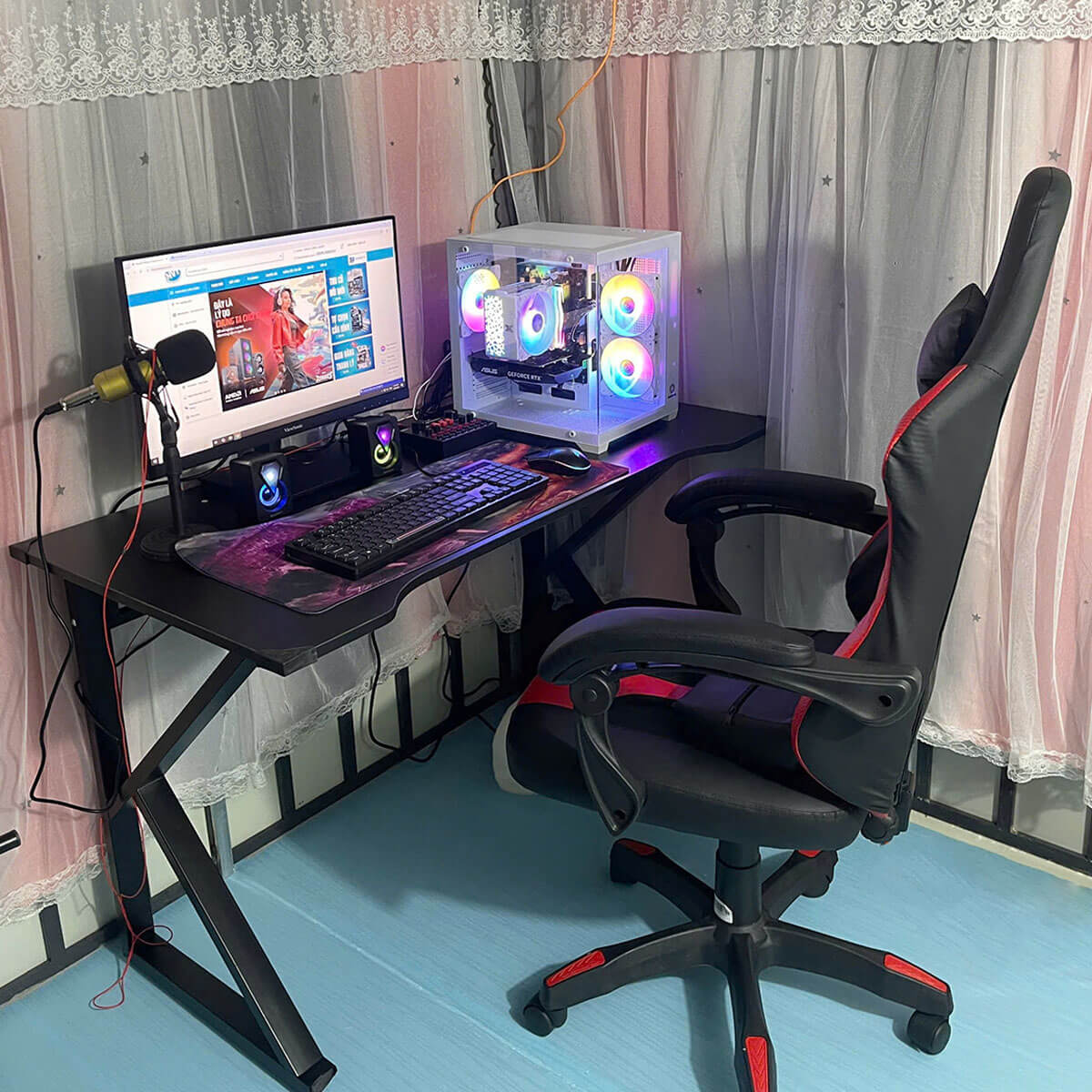 GÓC PC GAMING 108: i5 12400F | RAM 16GB | 500GB M2 | RX 6600 8GB (T10/25)